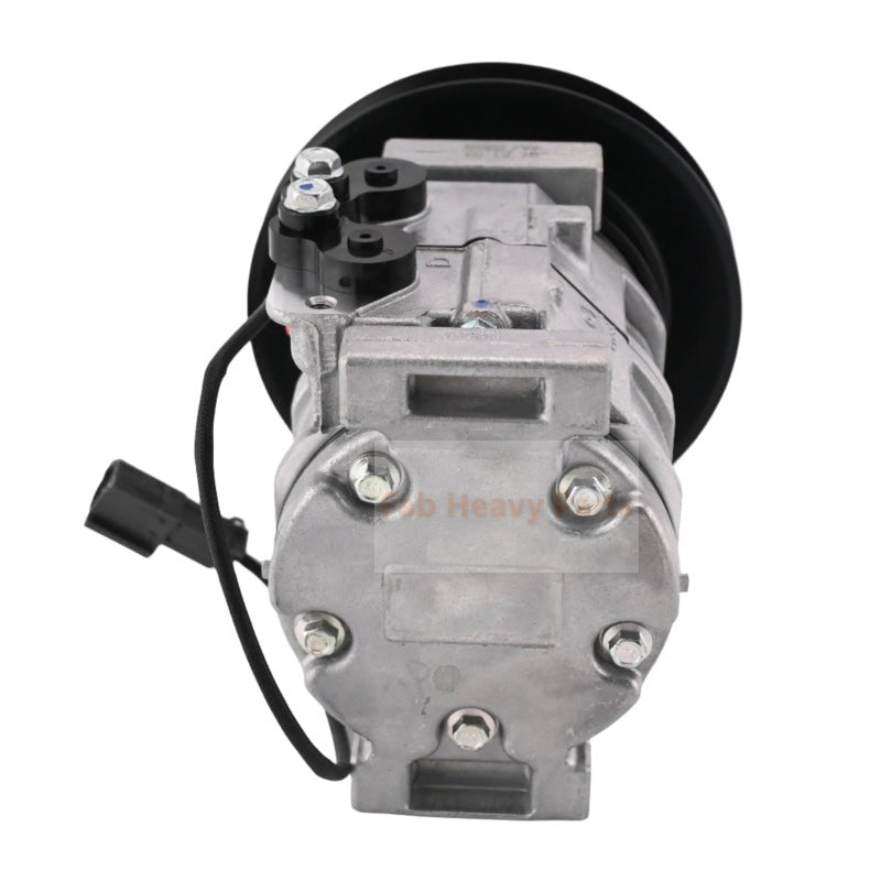 10S13C A/C Compressor 4709228 Fits for John Deere Excavator 470GLC 670GLC 870GLC 350GLC - Fab Heavy Parts