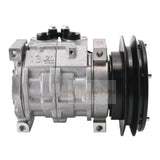 10S13C A/C Compressor 4709228 Fits for John Deere Excavator 470GLC 670GLC 870GLC 350GLC - Fab Heavy Parts