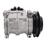 10S13C A/C Compressor 8981095701 Fits for Isuzu Engine 4HK1 Truck NPR NQR NRR FTR - Fab Heavy Parts
