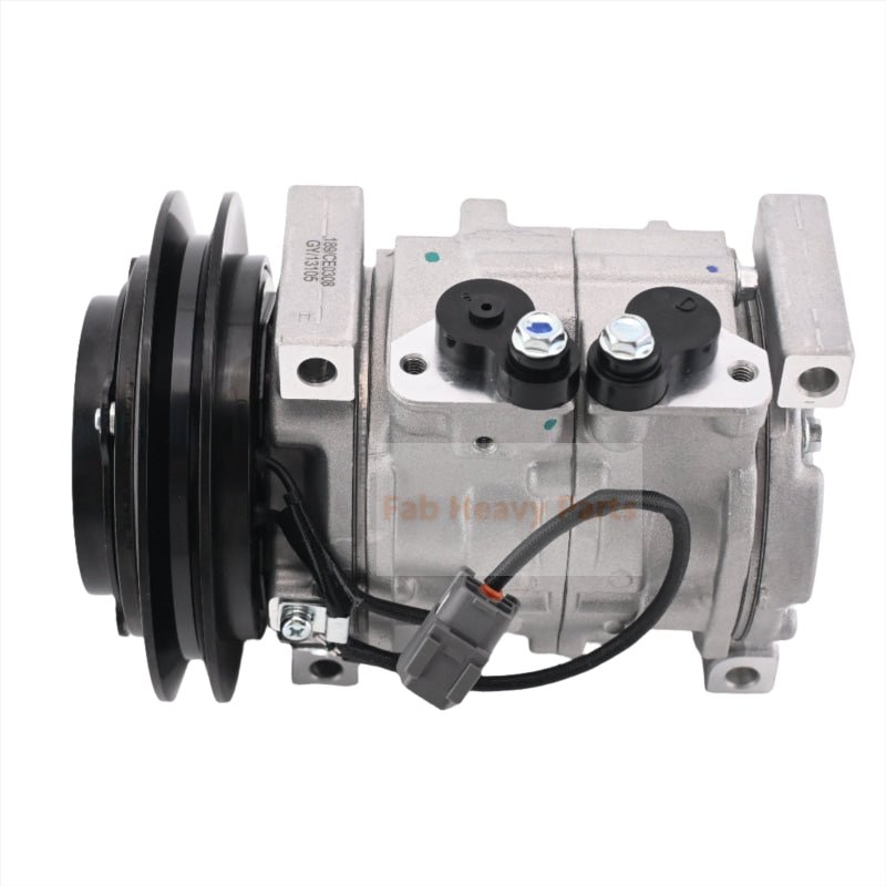 10S13C A/C Compressor 8981095701 Fits for Isuzu Engine 4HK1 Truck NPR NQR NRR FTR - Fab Heavy Parts