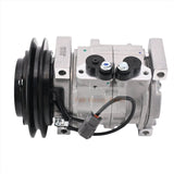 10S13C A/C Compressor 8981095701 Fits for Isuzu Engine 4HK1 Truck NPR NQR NRR FTR - Fab Heavy Parts