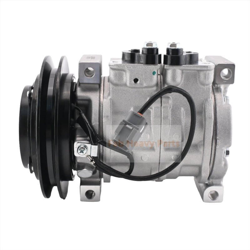 10S13C A/C Compressor 8981095701 Fits for Isuzu Engine 4HK1 Truck NPR NQR NRR FTR - Fab Heavy Parts