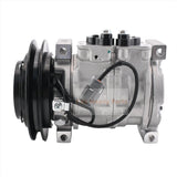 10S13C A/C Compressor 8981095701 Fits for Isuzu Engine 4HK1 Truck NPR NQR NRR FTR - Fab Heavy Parts