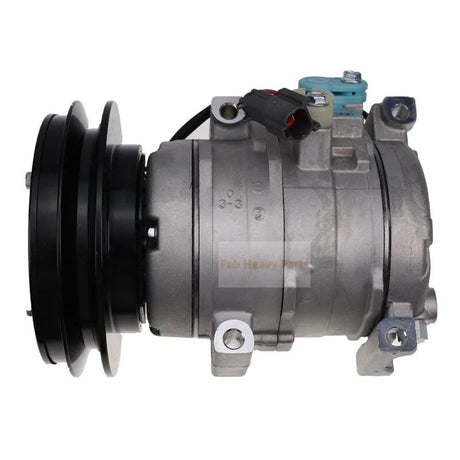 10S15C A/C Compressor 17A - 911 - 4810 Fits for Komatsu Bulldozer D155A - 6 D155AX - 5 D155AX - 6 D155AX - 6A D275A - 5R - Fab Heavy Parts