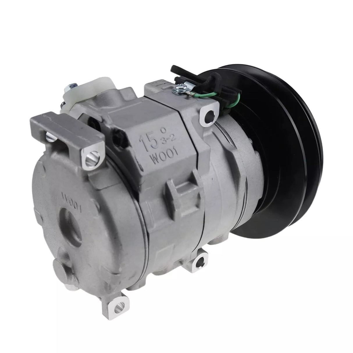 10S15C A/C Compressor 20Y - 810 - 1260 Fits for Komatsu Excavator PC130 - 8 PC450 - 8 PC490 - 10 PC2000 - 8 - Fab Heavy Parts