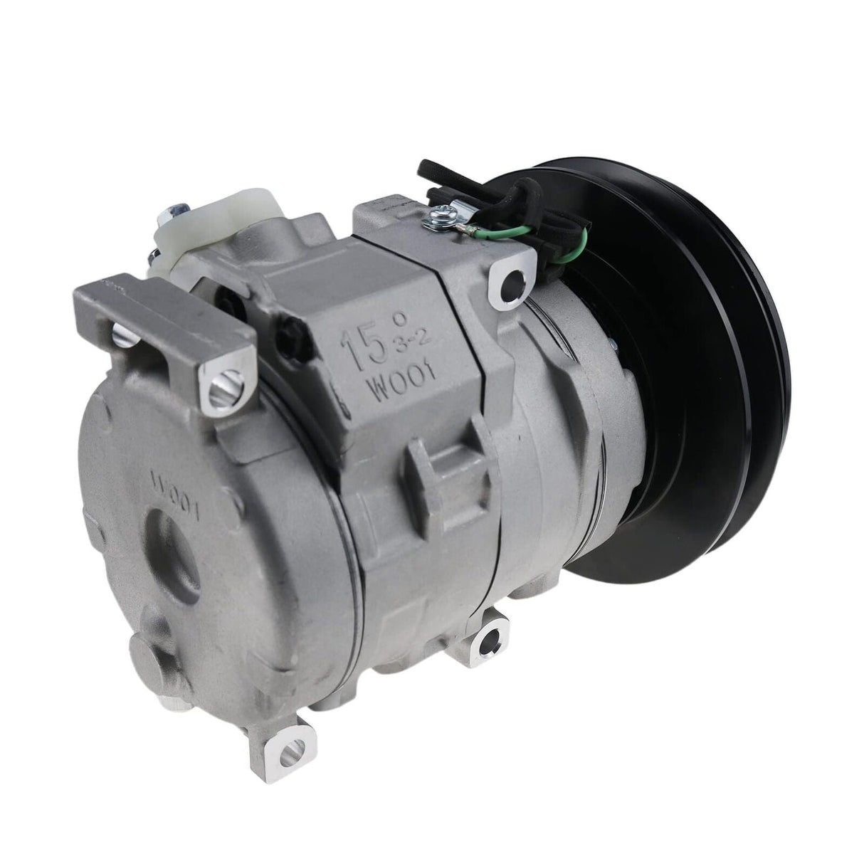 10S15C A/C Compressor 20Y - 810 - 1260 Fits for Komatsu Excavator PC130 - 8 PC450 - 8 PC490 - 10 PC2000 - 8 - Fab Heavy Parts