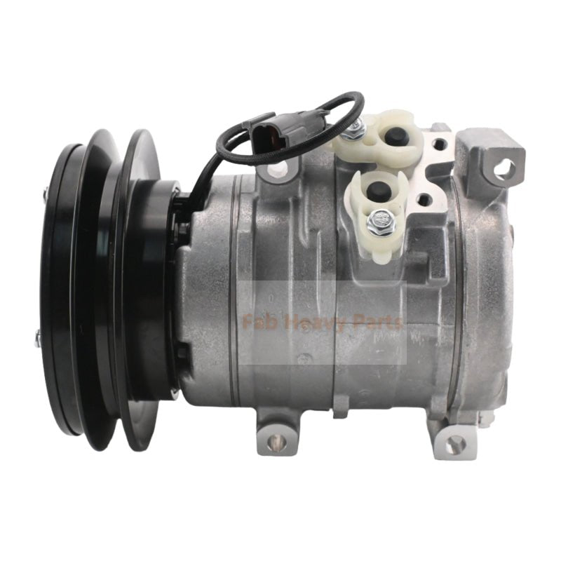 10S15C A/C Compressor 20Y - 810 - 1260 Fits for Komatsu Excavator PC220 - 8 PC270 - 8 PC290 PC300 - 8 PC350 - 8 PC400 - 8 - Fab Heavy Parts