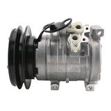10S15C A/C Compressor 20Y - 810 - 1260 Fits for Komatsu Excavator PC220 - 8 PC270 - 8 PC290 PC300 - 8 PC350 - 8 PC400 - 8 - Fab Heavy Parts