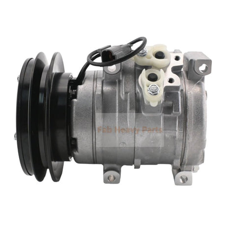 10S15C A/C Compressor 20Y - 810 - 1260 Fits for Komatsu Excavator PC220 - 8 PC270 - 8 PC290 PC300 - 8 PC350 - 8 PC400 - 8 - Fab Heavy Parts