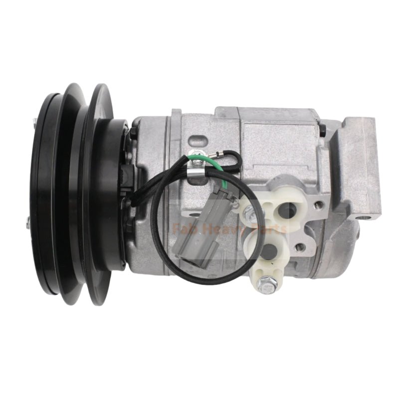 10S15C A/C Compressor 20Y - 810 - 1260 Fits for Komatsu Excavator PC220 - 8 PC270 - 8 PC290 PC300 - 8 PC350 - 8 PC400 - 8 - Fab Heavy Parts