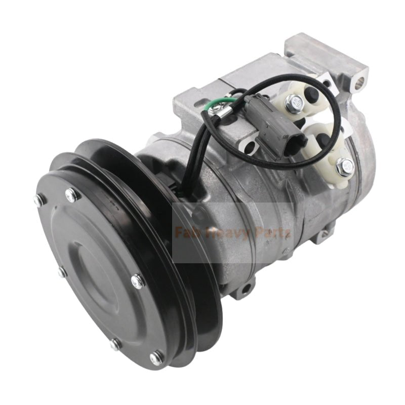 10S15C A/C Compressor 20Y - 810 - 1260 Fits for Komatsu Excavator PC220 - 8 PC270 - 8 PC290 PC300 - 8 PC350 - 8 PC400 - 8 - Fab Heavy Parts