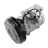 10S15C A/C Compressor 20Y - 810 - 1260 Fits for Komatsu Excavator PC220 - 8 PC270 - 8 PC290 PC300 - 8 PC350 - 8 PC400 - 8 - Fab Heavy Parts