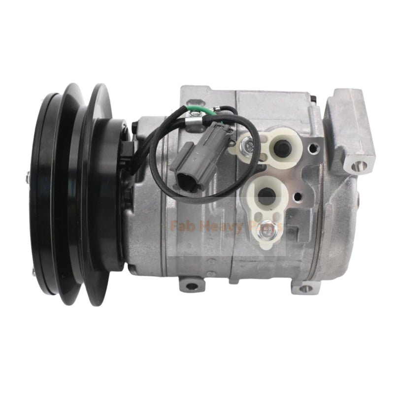 10S15C A/C Compressor 20Y - 810 - 1260 Fits for Komatsu Excavator PC220 - 8 PC270 - 8 PC290 PC300 - 8 PC350 - 8 PC400 - 8 - Fab Heavy Parts