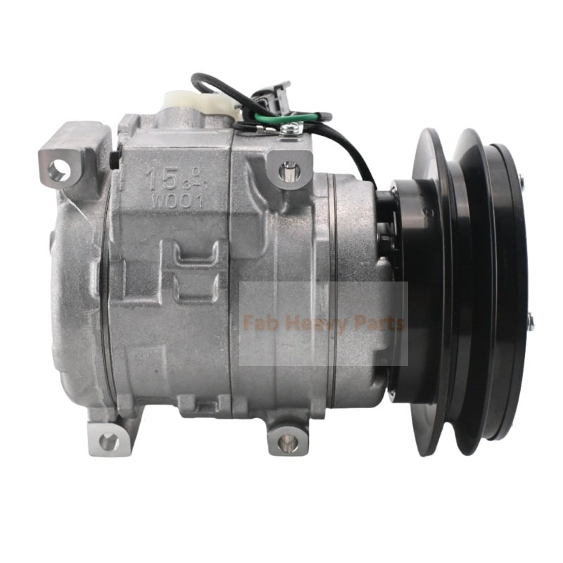10S15C A/C Compressor 20Y - 810 - 1260 Fits for Komatsu Excavator PC220 - 8 PC270 - 8 PC290 PC300 - 8 PC350 - 8 PC400 - 8 - Fab Heavy Parts