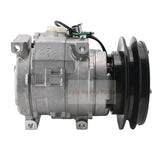 10S15C A/C Compressor 20Y - 810 - 1260 Fits for Komatsu Excavator PC220 - 8 PC270 - 8 PC290 PC300 - 8 PC350 - 8 PC400 - 8 - Fab Heavy Parts