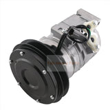 10S15C Air Conditioning Compressor 418 - S62 - 3160 Fits for Komatsu Wheel Loader WA100 - 5 WA150 - 5 WA200 - 5 WA250 - 5 WA270 - 5 WA320 - 5 - Fab Heavy Parts