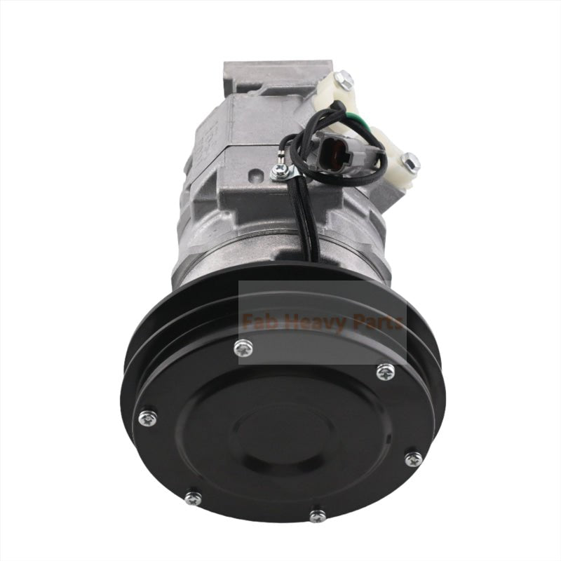 10S15C Air Conditioning Compressor 418 - S62 - 3160 Fits for Komatsu Wheel Loader WA100 - 5 WA150 - 5 WA200 - 5 WA250 - 5 WA270 - 5 WA320 - 5 - Fab Heavy Parts