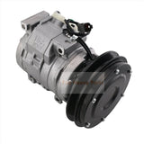 10S15C Air Conditioning Compressor 418 - S62 - 3160 Fits for Komatsu Wheel Loader WA100 - 5 WA150 - 5 WA200 - 5 WA250 - 5 WA270 - 5 WA320 - 5 - Fab Heavy Parts