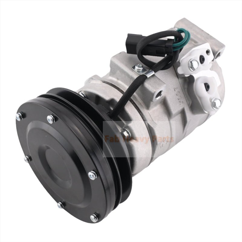 10S17C A/C Compressor 231 - 6984 2316984 Fits for Caterpillar CAT Engine 3054 3054T 3064 3066 3126 Excavator 312C 315C 318C 320C 322C 307D 313D - Fab Heavy Parts