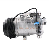 10SRE18C A/C Compressor AH236432 Fits for John Deere Engine 6068 6090 Harvester 7280 7380 7480 8300 8400 8700 8800 9600 - Fab Heavy Parts