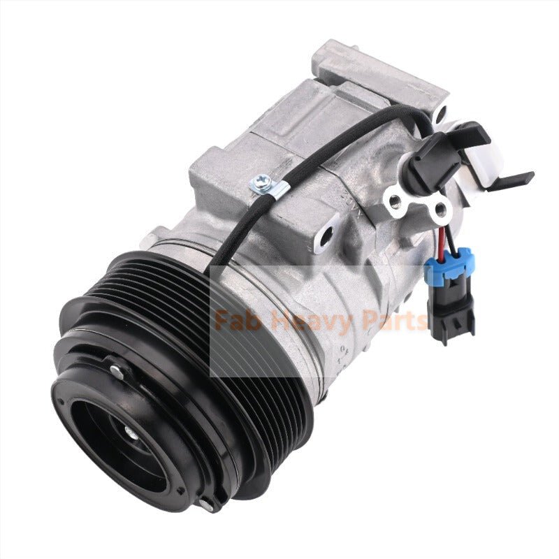 10SRE18C A/C Compressor AH236432 Fits for John Deere Engine 6068 6090 Harvester 7280 7380 7480 8300 8400 8700 8800 9600 - Fab Heavy Parts