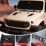 10th Anniversary Engine Hood For Jeep Wrangler JL 2018+ and Jeep Gladiator JT 2018+ (Not Fit for JL 392 and JT Mojave) - Fab Heavy Parts