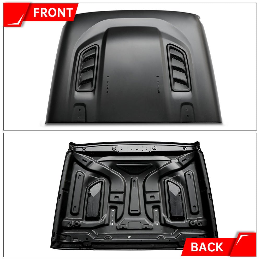 10th Anniversary Engine Hood For Jeep Wrangler JL 2018+ and Jeep Gladiator JT 2018+ (Not Fit for JL 392 and JT Mojave) - Fab Heavy Parts