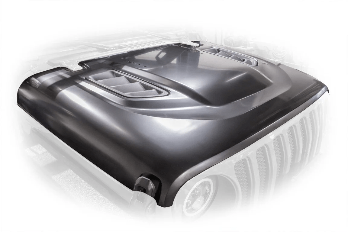 10th Anniversary Engine Hood For Jeep Wrangler JL 2018+ and Jeep Gladiator JT 2018+ (Not Fit for JL 392 and JT Mojave) - Fab Heavy Parts