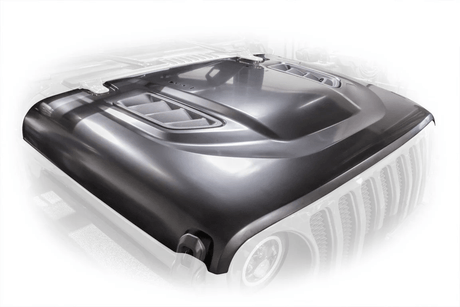 10th Anniversary Engine Hood For Jeep Wrangler JL 2018+ and Jeep Gladiator JT 2018+ (Not Fit for JL 392 and JT Mojave) - Fab Heavy Parts