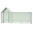 10x3FT Metal Chicken Coop with Cover - Fab Heavy Parts