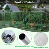 10x3FT Metal Chicken Coop with Cover - Fab Heavy Parts