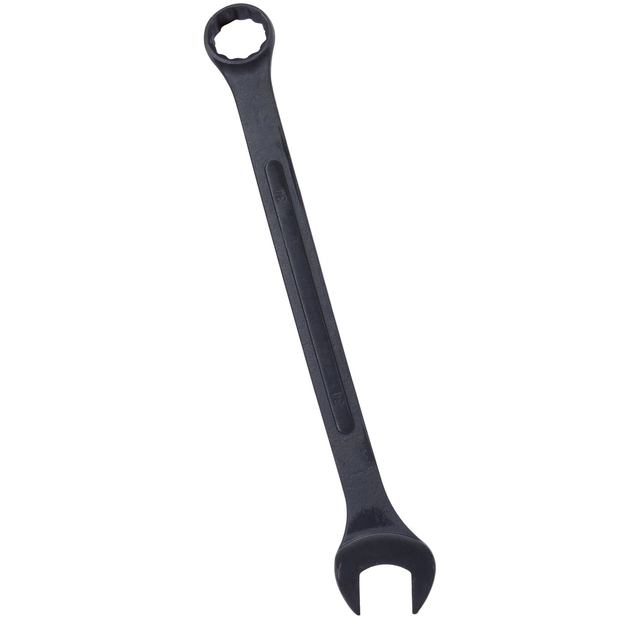 11 Piece Jumbo Combination Wrench Set Metric 1 - 5/16'' to 2'' Black Oxide with Pouch - Fab Heavy Parts