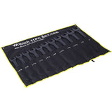 11 Piece Jumbo Combination Wrench Set SAE 1 - 5/16'' to 2'' Black Oxide with Pouch - Fab Heavy Parts
