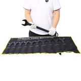 11 Piece Jumbo Combination Wrench Set SAE 1 - 5/16'' to 2'' Black Oxide with Pouch - Fab Heavy Parts