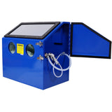 110L Bench Top Sandblast Cabinet with Heavy Steel Construction and Built - in Blast Gloves for No Sand Leakage Bright LED Lighting System - Fab Heavy Parts