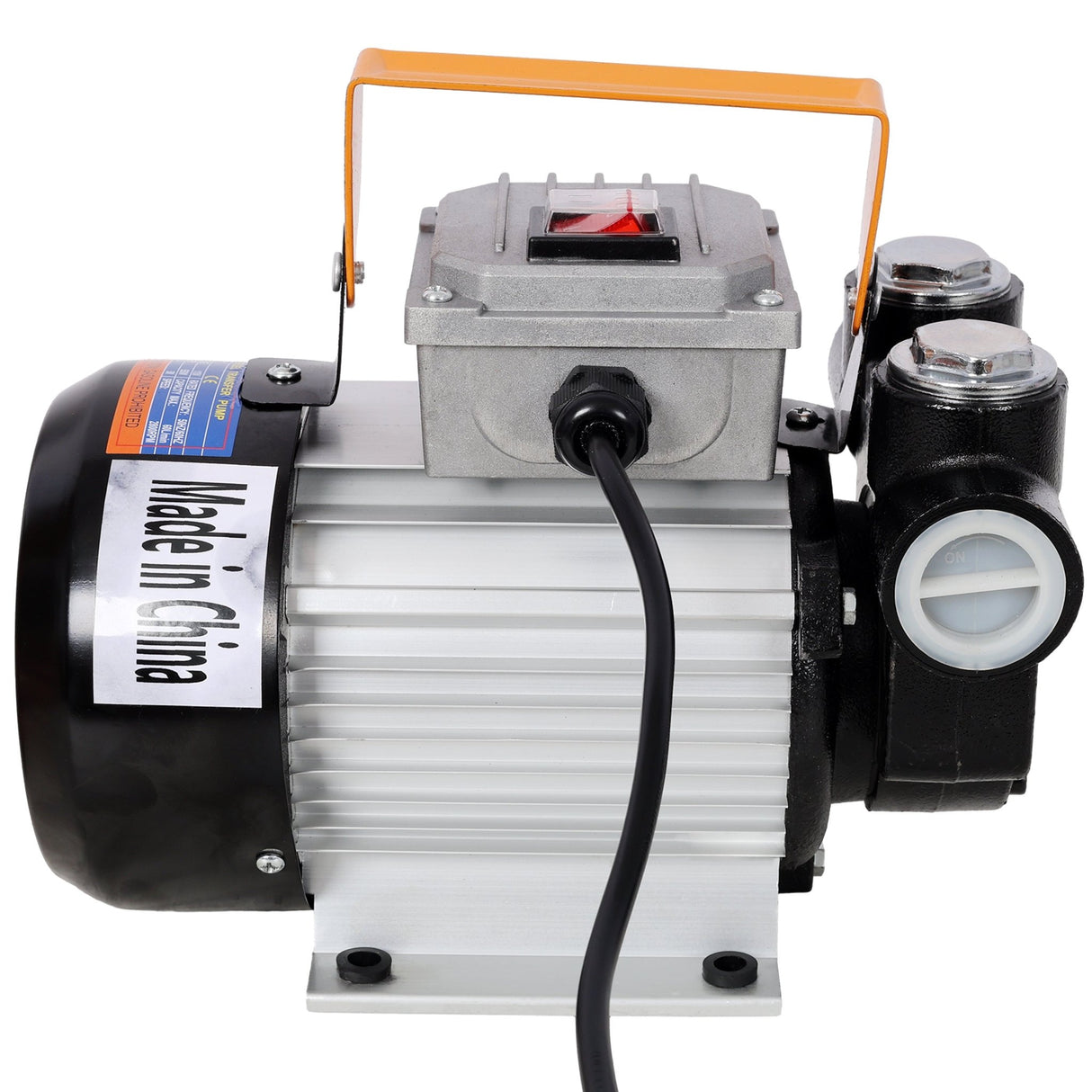 110V AC Portable Self-Priming Fuel Pump Fast Transfer Pump for Diesel Kerosene Biodiesel - Fab Heavy Parts