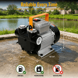 110V AC Portable Self-Priming Fuel Pump Fast Transfer Pump for Diesel Kerosene Biodiesel - Fab Heavy Parts