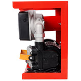 110V Self-Priming Diesel Fuel Transfer Pump Kit with Manual Nozzle Electric Oil Pump with Flow Meter 13FT Hose & Fuel Nozzle Assembly - Fab Heavy Parts