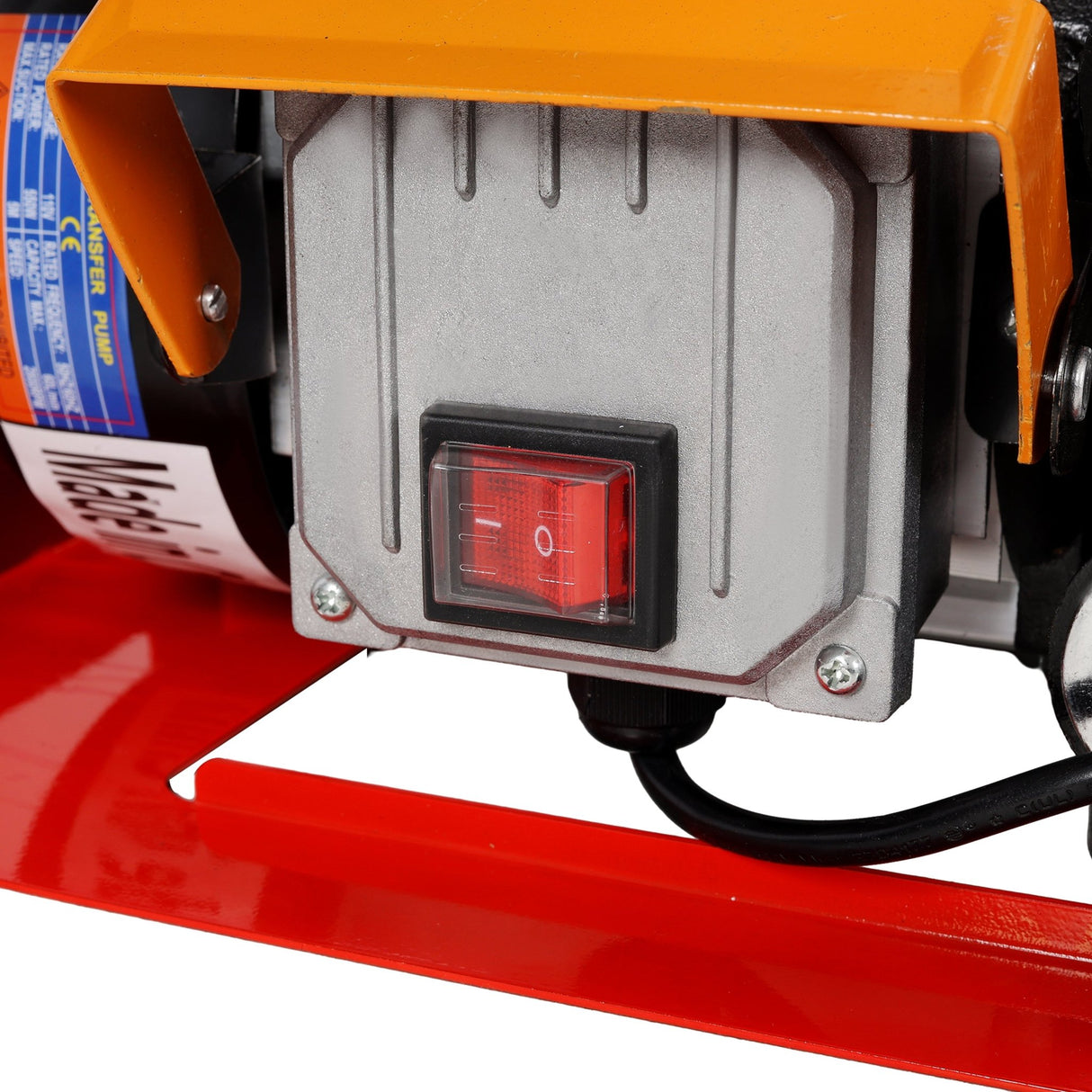 110V Self-Priming Diesel Fuel Transfer Pump Kit with Manual Nozzle Electric Oil Pump with Flow Meter 13FT Hose & Fuel Nozzle Assembly - Fab Heavy Parts