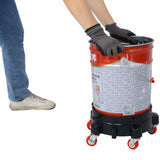 11.2 Inch Bucket Dolly Removable Rolling Bucket 5 Roll Swivel Casters Turning - Black - Fab Heavy Parts
