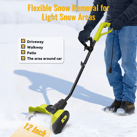 12 - Inch Corded Snow Blower 120V - 60Hz ETL Certificate - Fab Heavy Parts