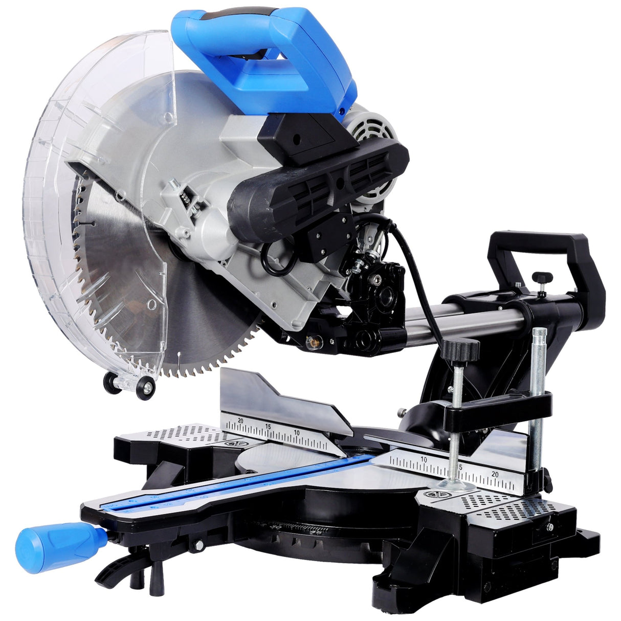 12 Inch Dual Bevel Sliding Miter Saw with Laser Guide 80T Blade with Extension Table 4.2x13 Inch Cutting Capacity ETL Certificate - Fab Heavy Parts
