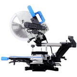 12 Inch Dual Bevel Sliding Miter Saw with Laser Guide 80T Blade with Extension Table 4.2x13 Inch Cutting Capacity ETL Certificate - Fab Heavy Parts
