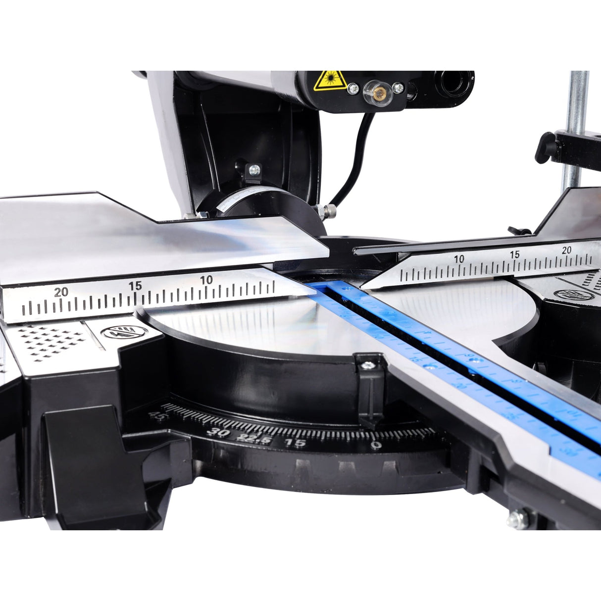 12 Inch Dual Bevel Sliding Miter Saw with Laser Guide 80T Blade with Extension Table 4.2x13 Inch Cutting Capacity ETL Certificate - Fab Heavy Parts