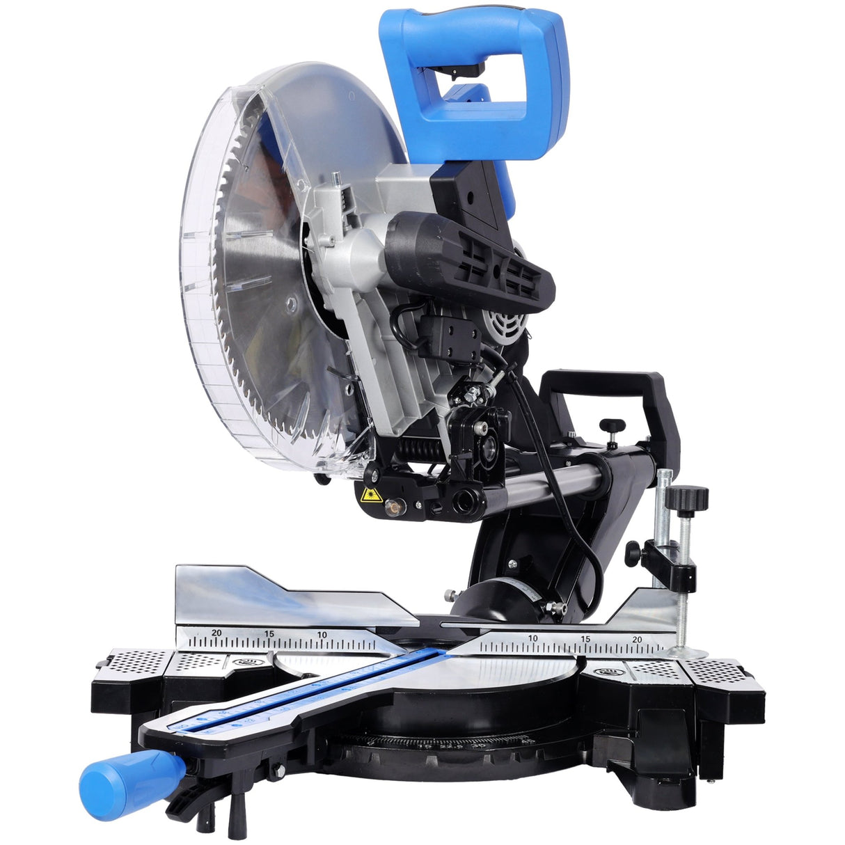 12 Inch Dual Bevel Sliding Miter Saw with Laser Guide 80T Blade with Extension Table 4.2x13 Inch Cutting Capacity ETL Certificate - Fab Heavy Parts
