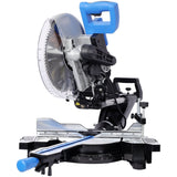 12 Inch Dual Bevel Sliding Miter Saw with Laser Guide 80T Blade with Extension Table 4.2x13 Inch Cutting Capacity ETL Certificate - Fab Heavy Parts