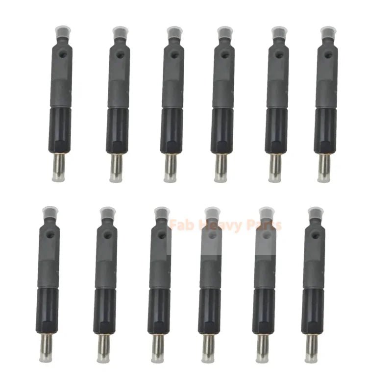 12 PCS Fuel Injector 126 - 5970 1265970 2645A041 Fits for Caterpillar CAT 3054 914G IT14G - Fab Heavy Parts