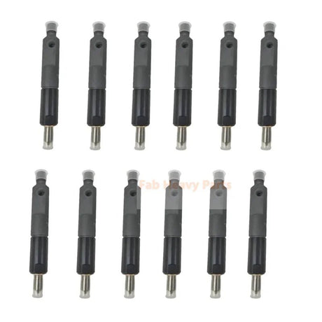 12 PCS Fuel Injector 126 - 5970 1265970 2645A041 Fits for Caterpillar CAT 3054 914G IT14G - Fab Heavy Parts