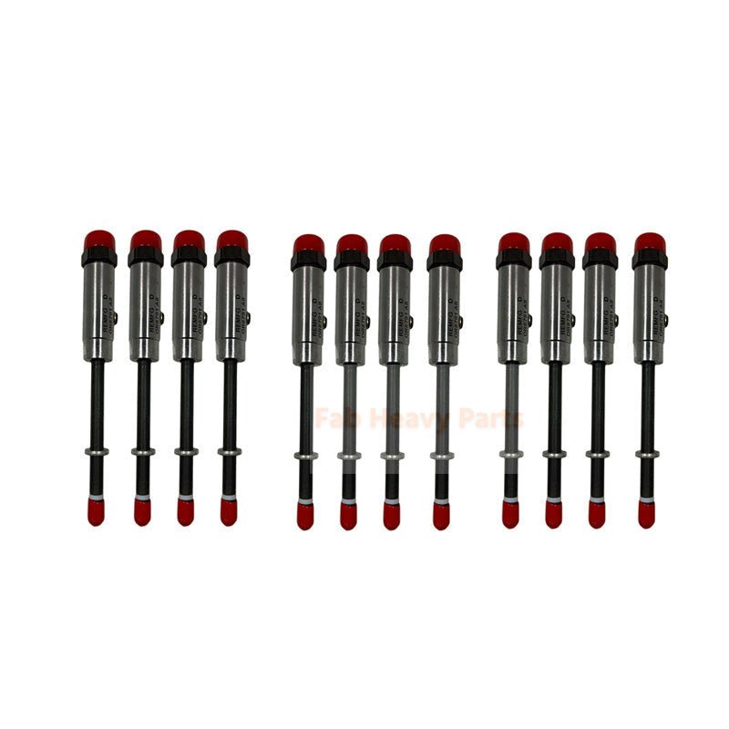 12 Piece Fuel Injector 4W - 7020 Fits for Caterpillar CAT Engine 3412 3412B 3412C 3408B 3408C 3408 Generator SR4 - Fab Heavy Parts