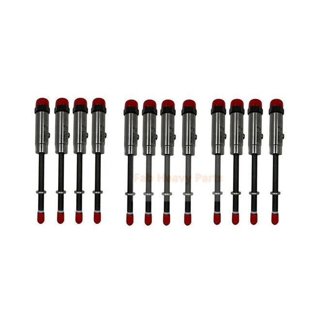 12 Piece Fuel Injector 4W - 7020 Fits for Caterpillar CAT Engine 3412 3412B 3412C 3408B 3408C 3408 Generator SR4 - Fab Heavy Parts